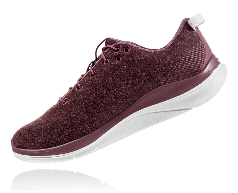 Tenis Hoka One One Feminino Marrom - Hupana Flow Wool - 905-NFTOKQ